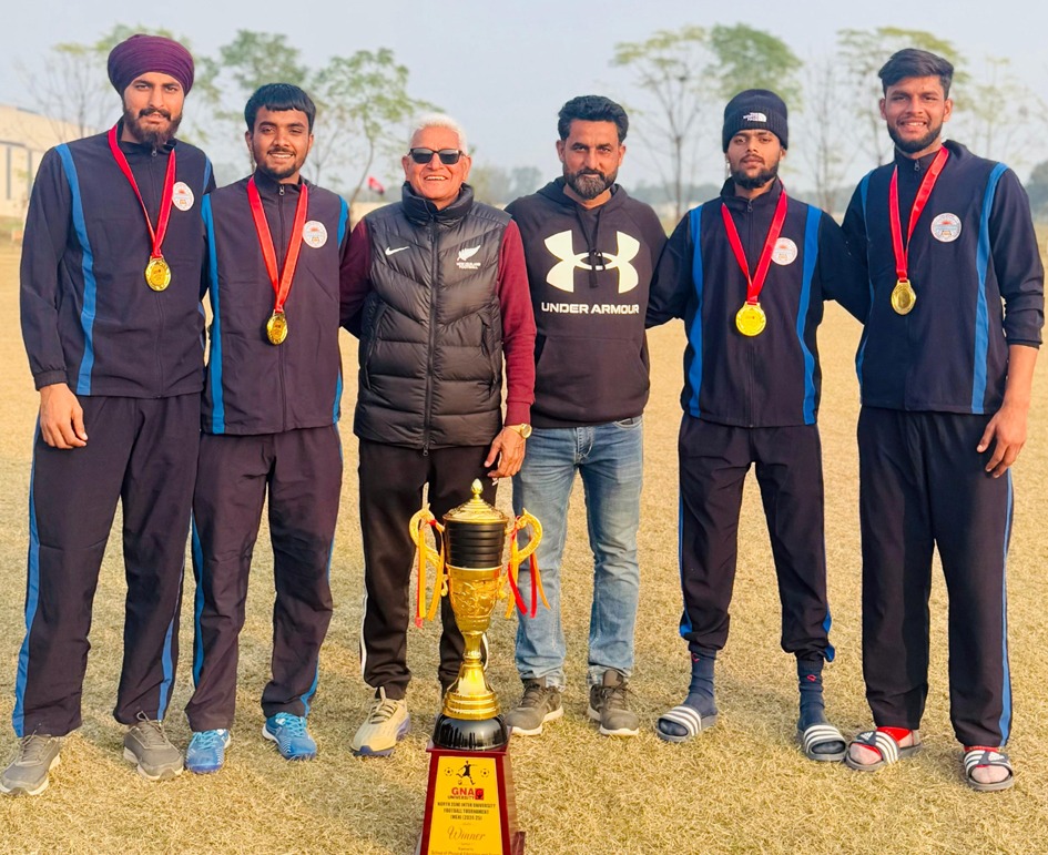 Four football players of Khalsa College played a great role in the Punjab University team which became champion in the inter-university football competitions.